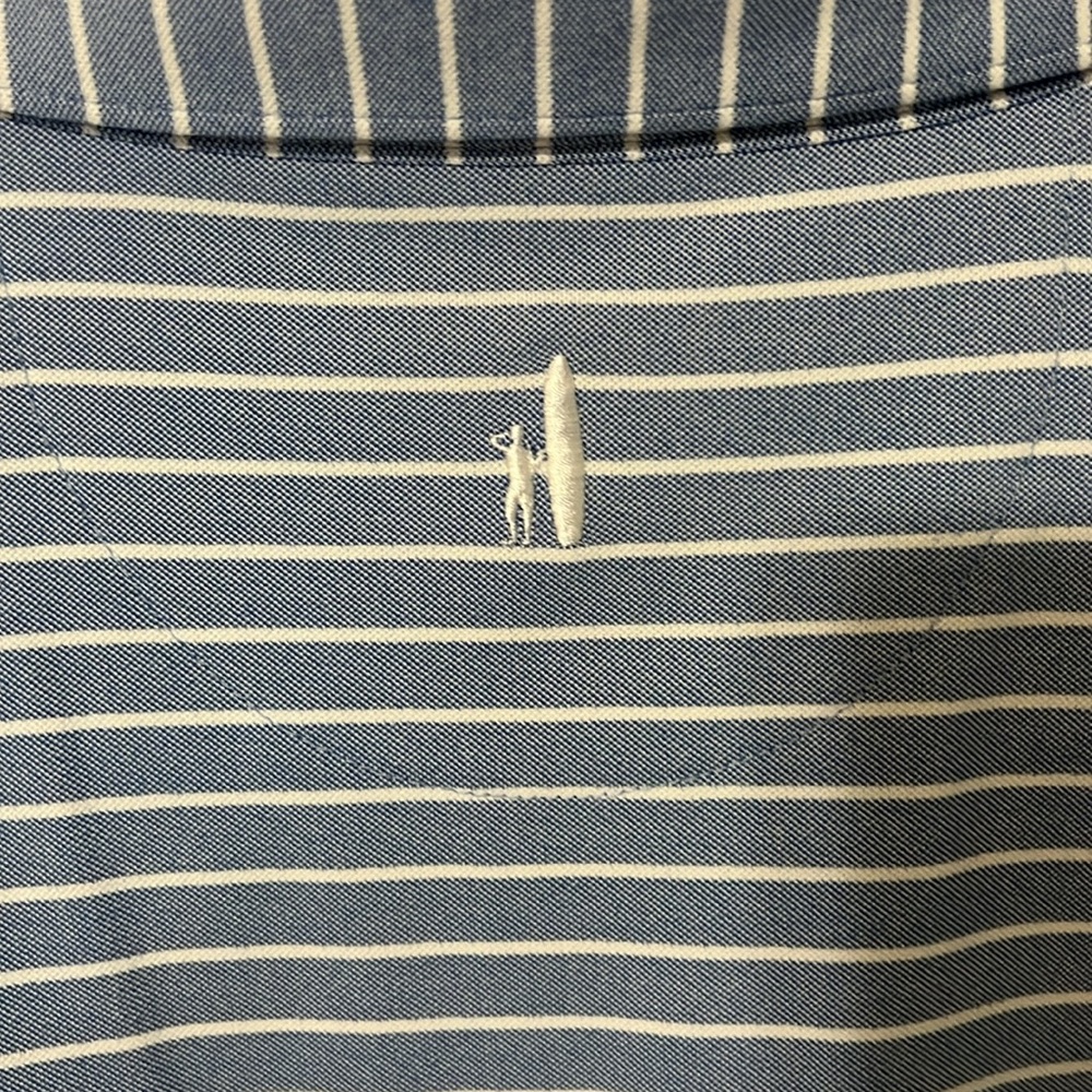 Johnnie O Blue Strip Men's Polo Size M - Picture 5 of 5
